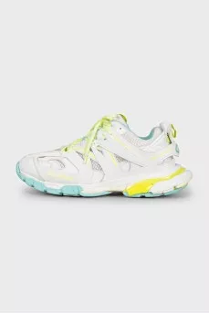 Men's Track sneakers with bright piping