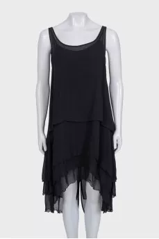 Loose silk dress
