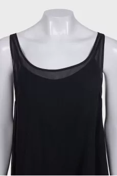 Loose silk dress