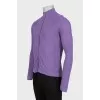 Men's purple zip-up jumper