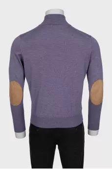 Men's cashmere and silk cardigan