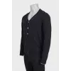 Men's jumper with buttons