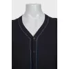 Men's jumper with buttons