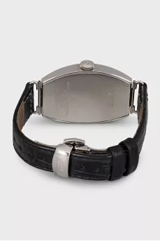 Серебристые часы Heritage Porto
