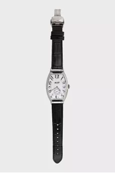 Серебристые часы Heritage Porto