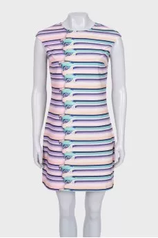 Sleeveless striped dress