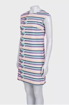 Sleeveless striped dress