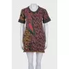 Gray printed dress