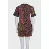 Gray printed dress