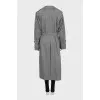 Vintage grey trench coat