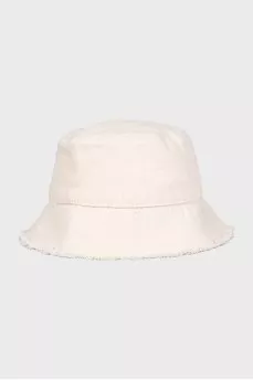 Panama hat with raw edge