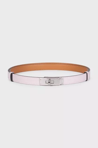 Kelly 18 Pink Leather Belt
