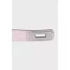 Kelly 18 Pink Leather Belt