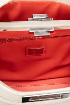 White Peekaboo Tote