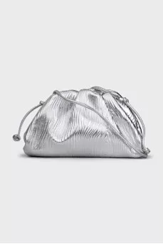 Крос-боді сріблястого кольору Pouch