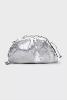 Крос-боді сріблястого кольору Pouch