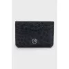 Crocodile leather cardholder