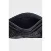 Crocodile leather cardholder