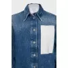 Denim button-down shirt