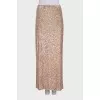 Pink suit decorated with sequins
