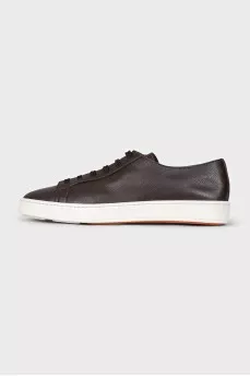 Men's soft leather sneakers