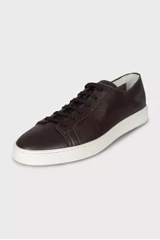 Men's soft leather sneakers