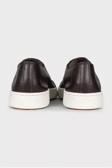 Men's soft leather sneakers