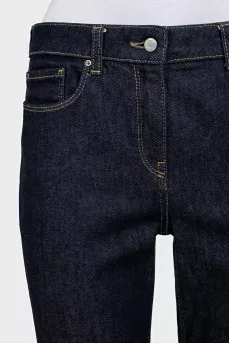 Blue skinny fit jeans with logo