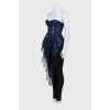 Blue top decorated with sequins