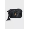 Lou Camera Black Leather Bag