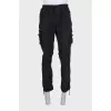 Men's black cargo pants