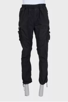 Men's black cargo pants