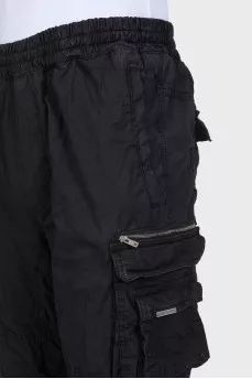Men's black cargo pants