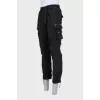 Men's black cargo pants