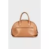 Fiamma brown leather bag