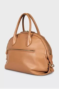Fiamma brown leather bag