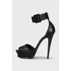 Black Tribute sandals