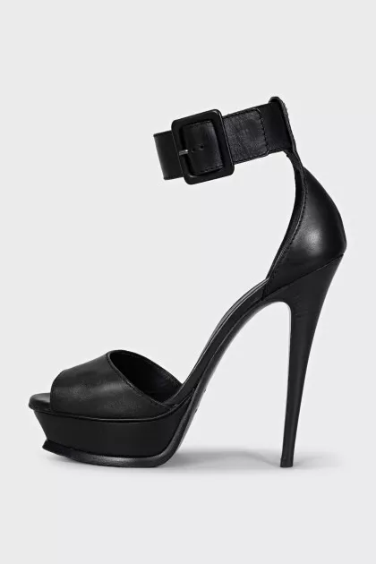Black Tribute sandals