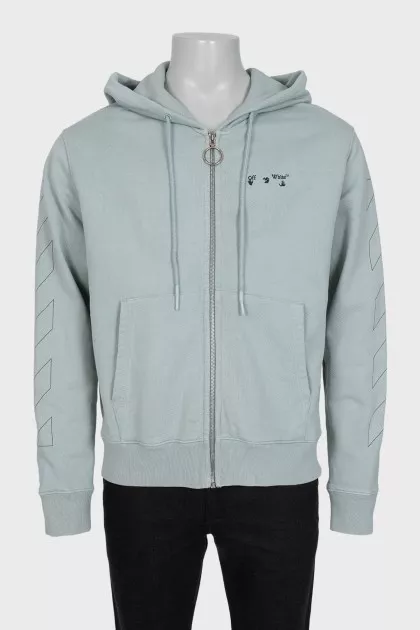 Men's light blue sports jacket