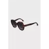 Printed square frame sunglasses