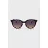 Purple thin frame sunglasses