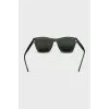Green sunglasses with green tint