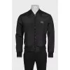 Men's jacket with silver logo