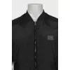 Men's jacket with silver logo