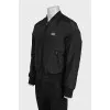 Men's jacket with silver logo