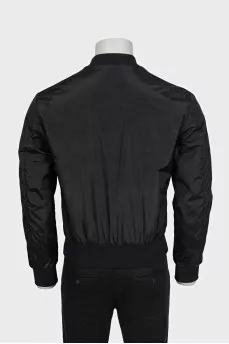 Men's jacket with silver logo