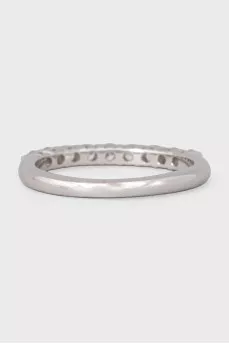 Platinum ring with diamonds