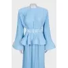 FREYA blue skirt suit