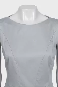 Приталена сукня з блискавкою на спині