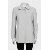 Straight jacket with a zipper